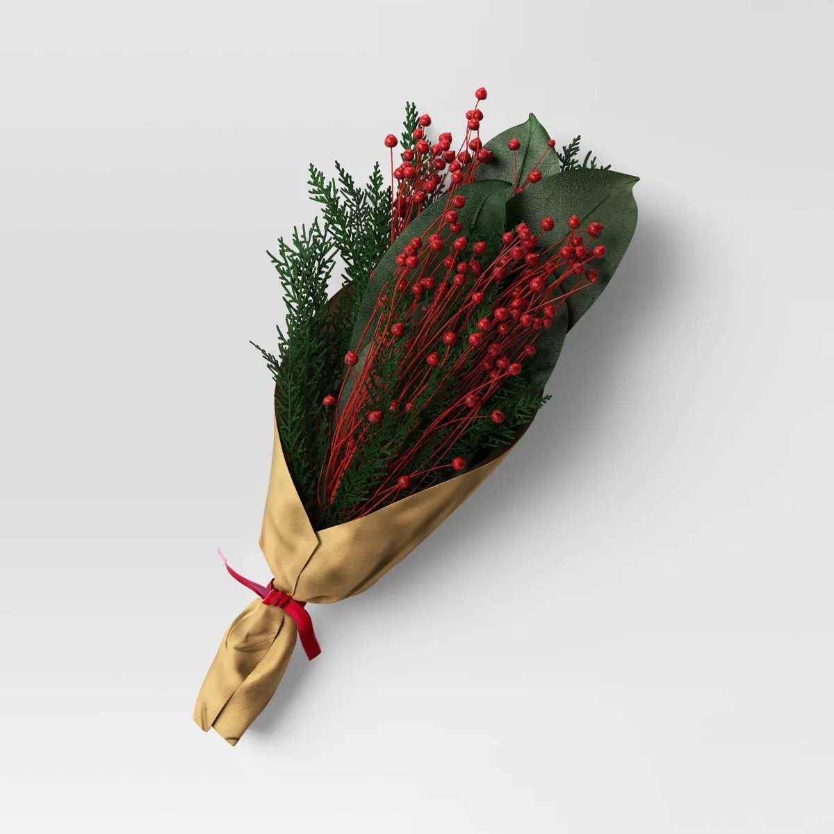 Christmas Magnolia Cedar and Red Berry Preserved Bundle - Threshold™ | Target