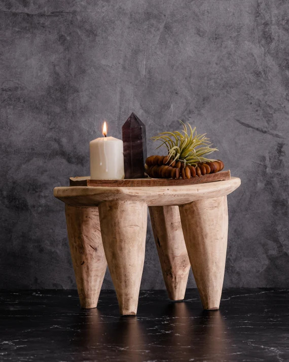 Light Wood African Senufo Stool (Free Shipping) | Etsy (US)