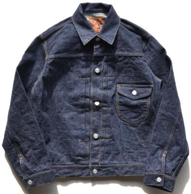 Samurai $475 NWT Indigo Plus 18oz Selvedge Cowboy Denim Jacket S101AX 42 L  | eBay | eBay UK