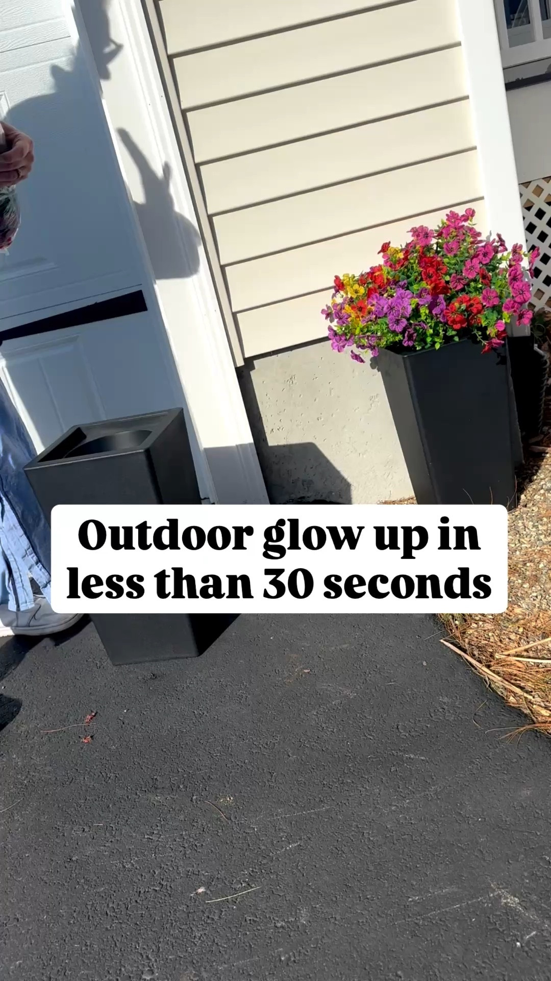 I wanted something that looked good outside without having to deal with real plants…and this was so easy to put together. You just place the stems and fluff them out how you like.

These exact ones are hard to find right now, so I linked similar faux flowers and planters that give the same full look without the upkeep.

Share this with someone who loves an easy home upgrade
Follow me for daily finds + real life in between

faux outdoor plants | faux flowers outdoor planter | outdoor planter ideas | low maintenance outdoor decor | front porch decor ideas | artificial plants outdoor | easy home upgrades outdoor

#OutdoorDecor
#FauxPlants
#HomeUpgrades
#FrontPorchDecor
#EasyHome

#LTKSeasonal #LTKHome #LTKSaleAlert