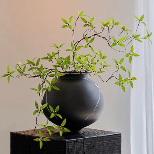 Melorca&Guilla Artificial Plants,2PCS 43.3" Green Faux Branches for Vase,Faux Greenery Stems Vase... | Amazon (US)
