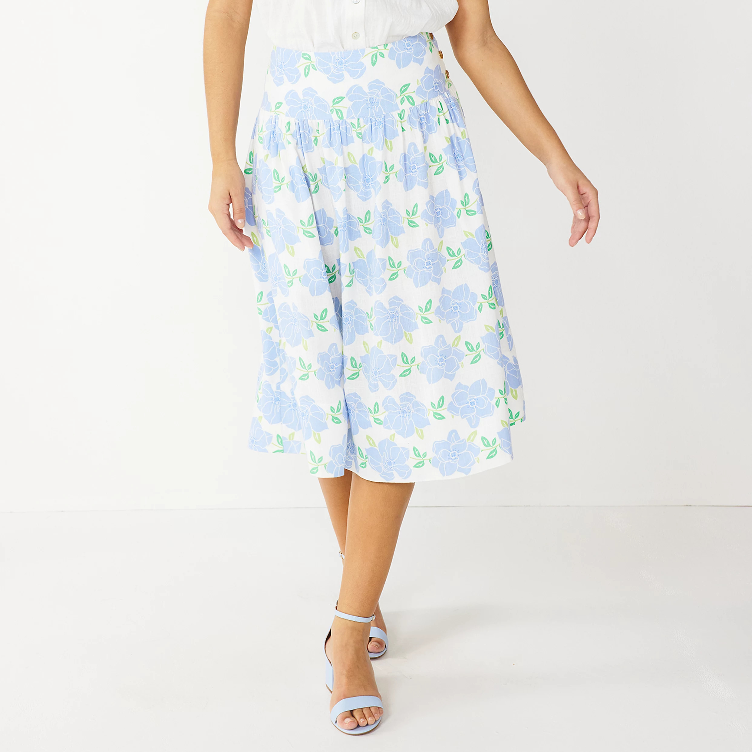 Women's DRAPER JAMES RSVP™ Printed Midi Skirt | Kohl's