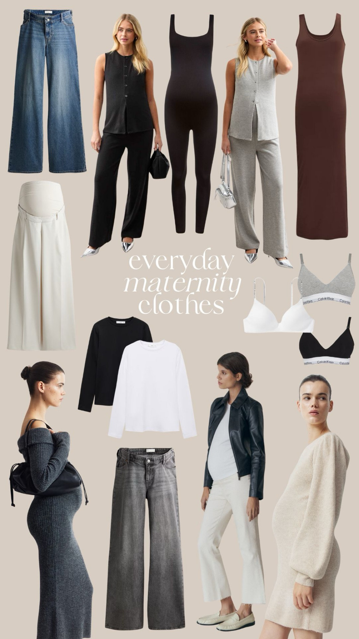 My favourite everyday maternity basics 🤍

#LTKeurope #LTKmaternity #LTKuk