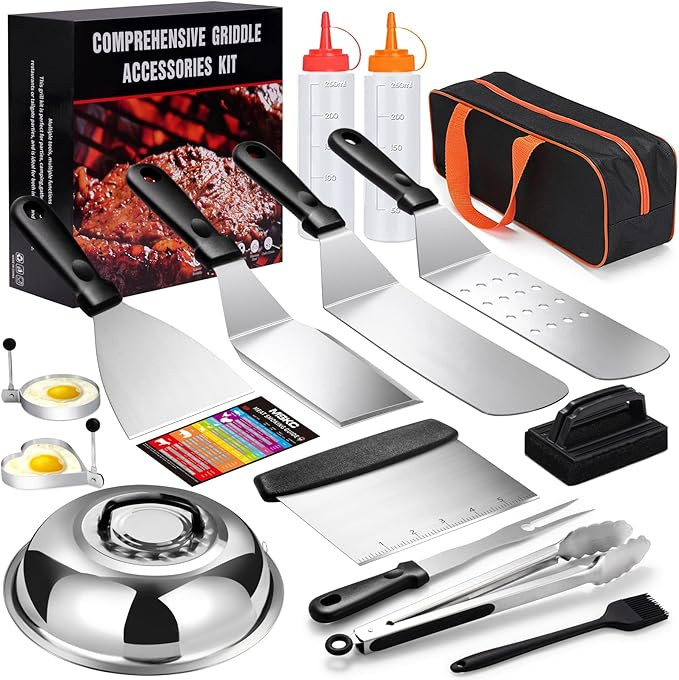 Griddle Accessories Kit for Blackstone and Camp Chef Grilling Black Stone Flat top Griddle Spatul... | Amazon (US)
