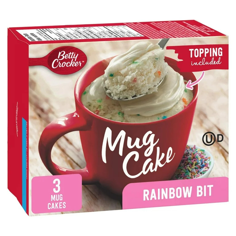 Betty Crocker Mug Cake Rainbow Bit With Vanilla Flavoured Frosting, 294 Grams Imported from Canad... | Walmart (US)