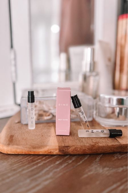 The best fragrances!!! I am obsessed with Dime beauty perfume. These sample size bottles are great for travel or to throw in your bag. AMYSTRATTON is my discount code!

#LTKSale #LTKbeauty #LTKGiftGuide
