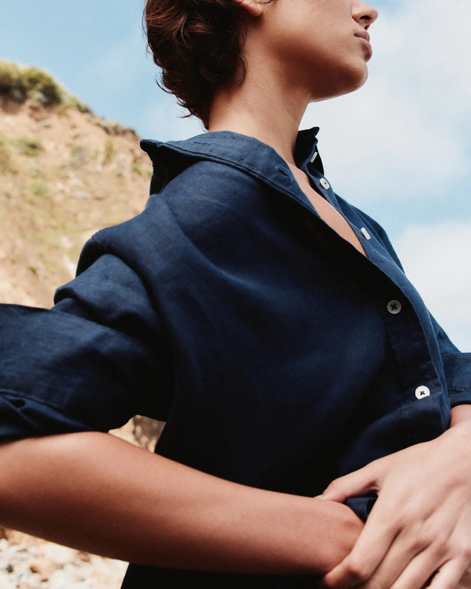 100% European Linen Long Sleeve Shirt | Quince