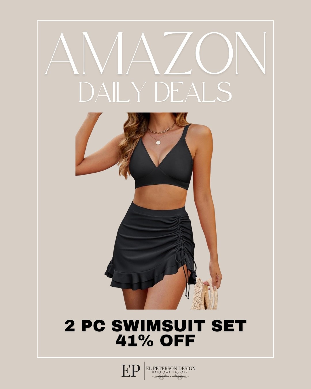 Amazon Daily Deals 
2 pc swimsuit set 

#LTKSaleAlert
