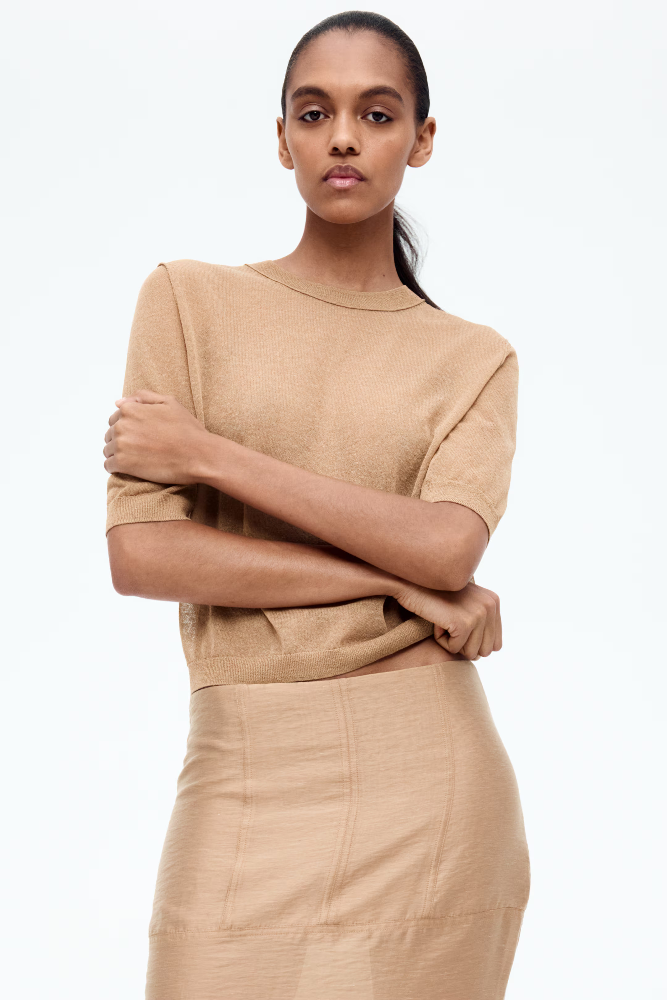 Sheer-knit top | H&M (UK, MY, IN, SG, PH, TW, HK)