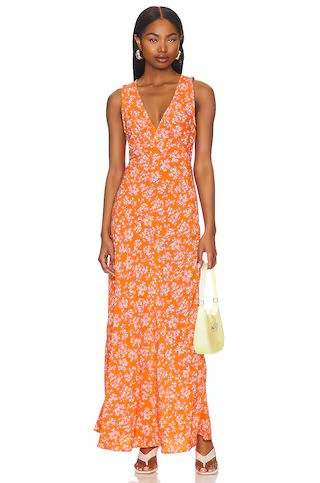 FAITHFULL THE BRAND Acacia Midi Dress in Audrey Floral from Revolve.com | Revolve Clothing (Global)