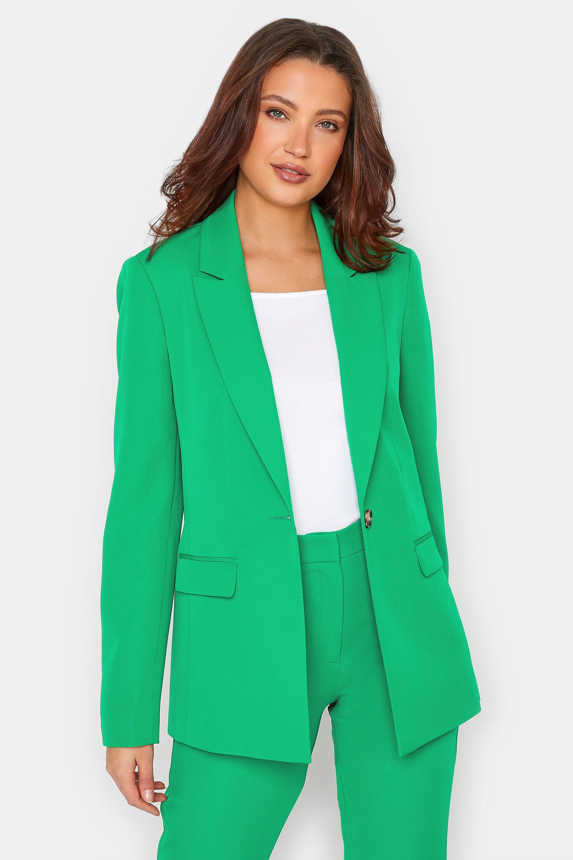 LTS Tall Green Tailored Blazer | Long Tall Sally
