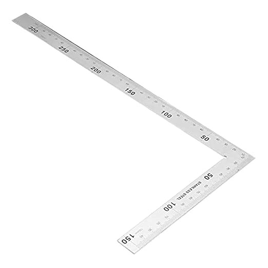 L-Shaped Framing Square Stainless Steel 90 Degree Right Angle Square Ruler Carpenter’s Square M... | Amazon (US)