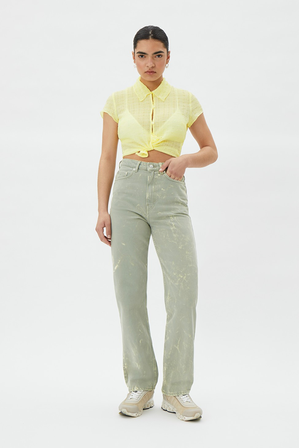 Rowe Jeans Paint Bleach | Weekday