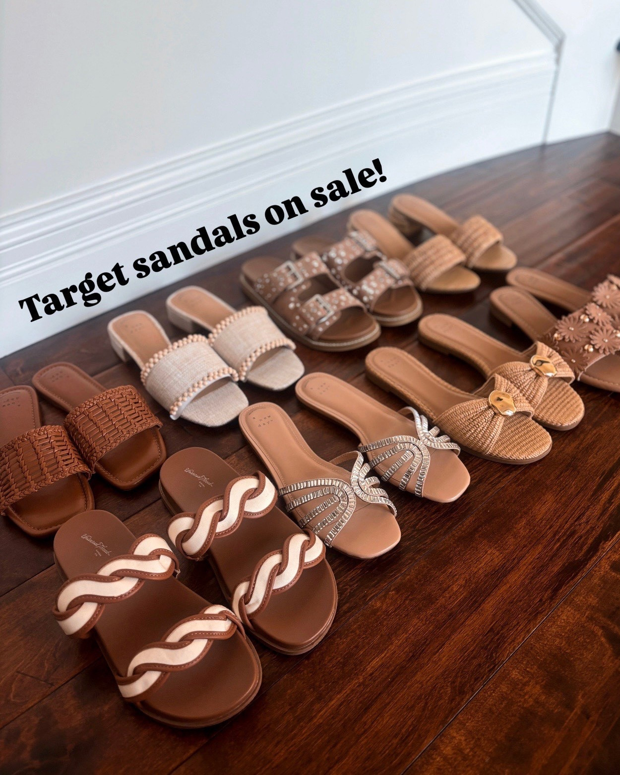 The best @Target sandals for spring - all 40% off for Target Circle Days! 