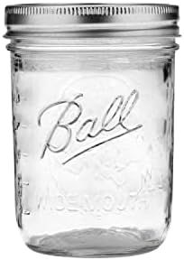 Amazon.com: Ball Wide Mouth Pint (16 oz.) Mason Jars with Lids & Bands, for Canning or Drinkware,... | Amazon (US)