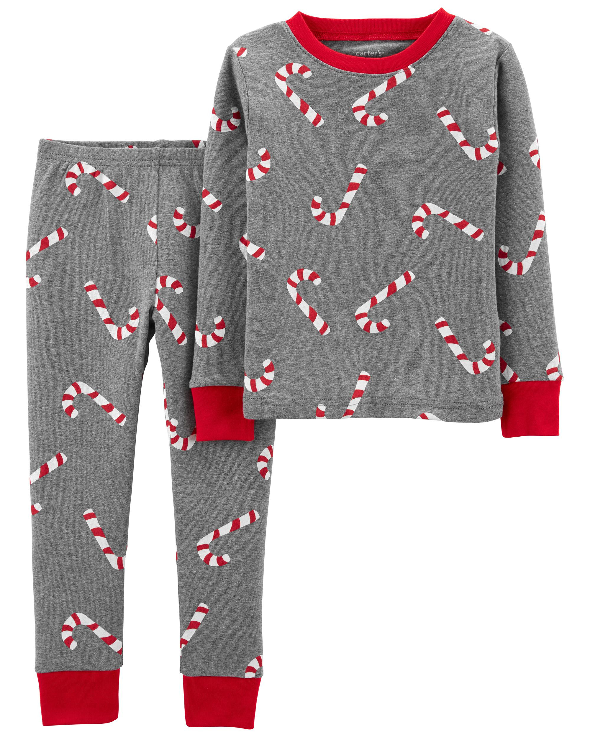 2-Piece Candy Cane 100% Snug Fit Cotton PJs | Carter's