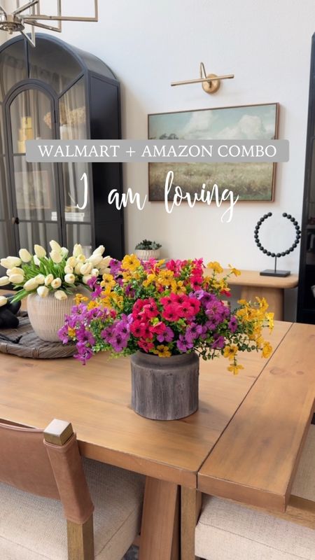 WALMART + AMAZON COMBO 🤍

I am loving! 🥰 I’ve had this planter from Walmart for a while now and have styled it in my home in different ways. I’ve used it in my kitchen as a utensil holder, in my bathroom, entryway, and more! Here it is with some faux flowers I found on Amazon and I just love the way it all came out! I put it on front porch 🥹

✨ details ✨
+ planter: comes in two sizes
+ faux flowers: comes with 12 bundles. I used one bundle but omitted the red ones because I liked it better without the red

what do you think of it? 💐

#LTKxWalmart #LTKHome #LTKSeasonal