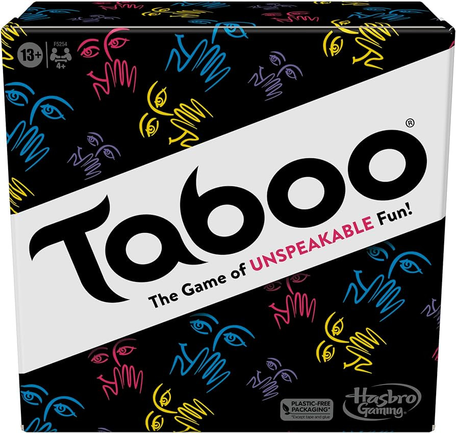 Hasbro Gaming Taboo Classic Game, Party Word Guessing Game for Adults and Teens, Board Game for 4... | Amazon (US)