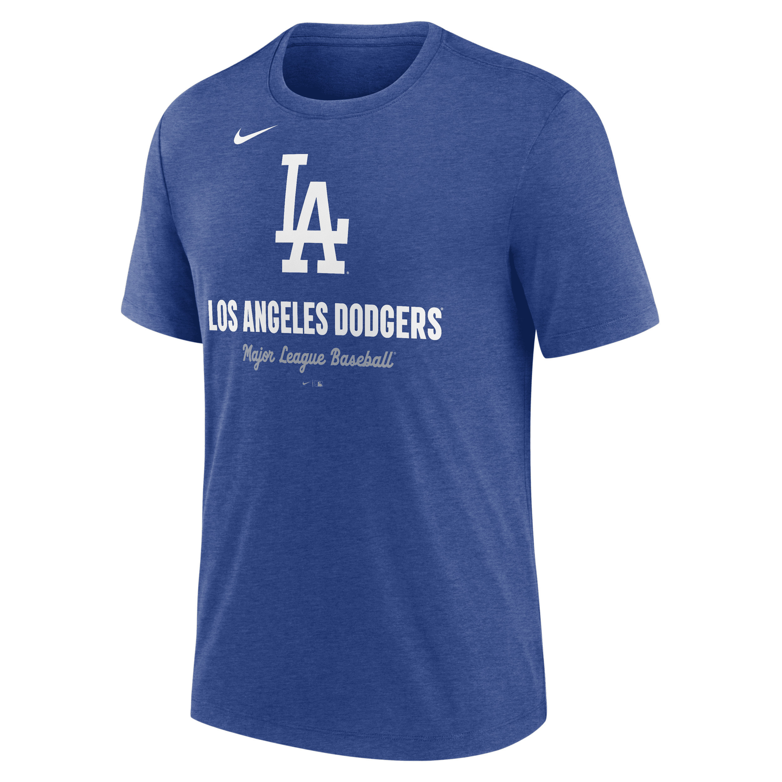 Los Angeles Dodgers Logo Nike Men's MLB T-Shirt in Blue | NJFDEX49LD-V89 | Nike (US)