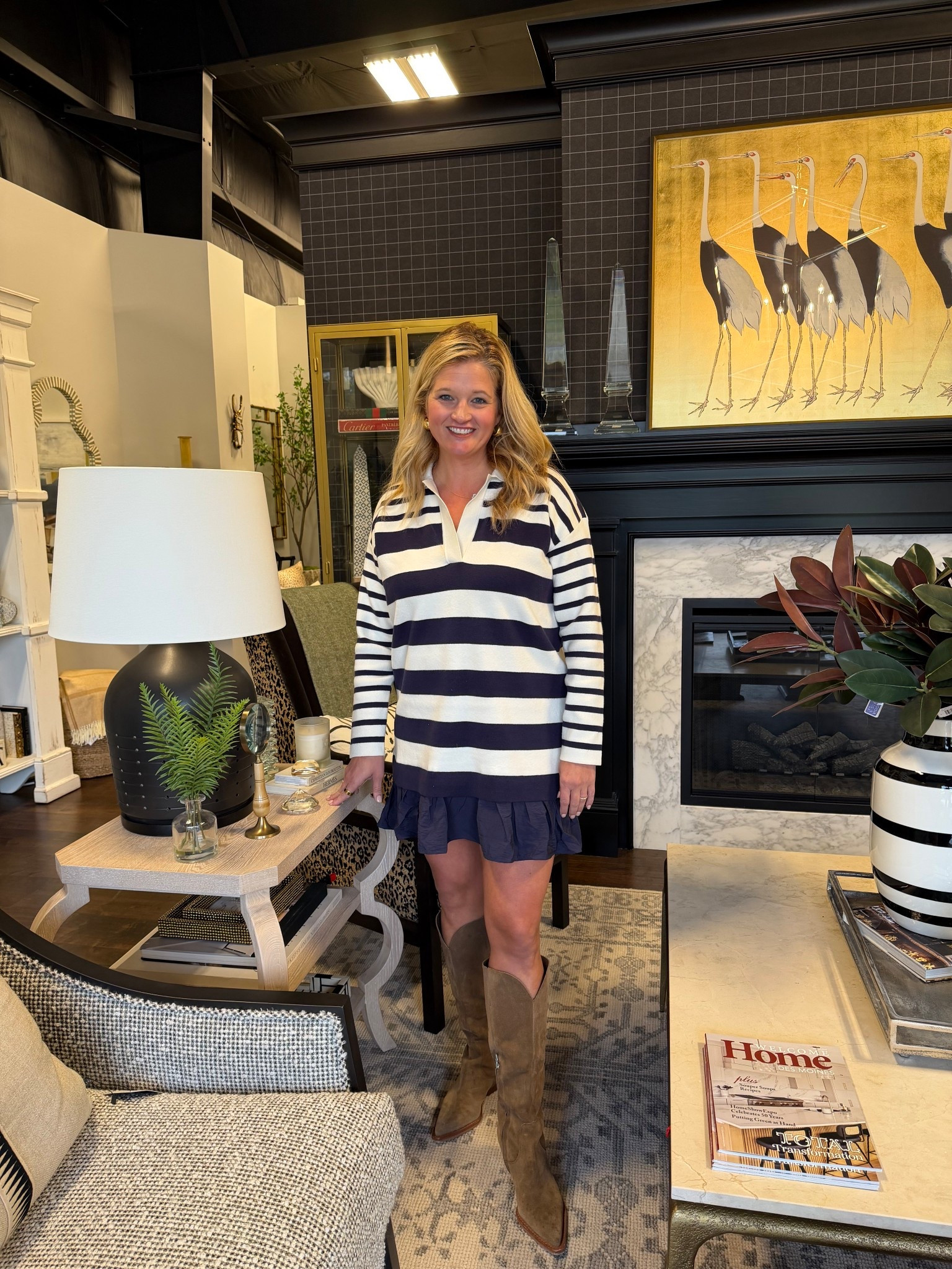 Studio fit! This is the perfect cool weather dress! 