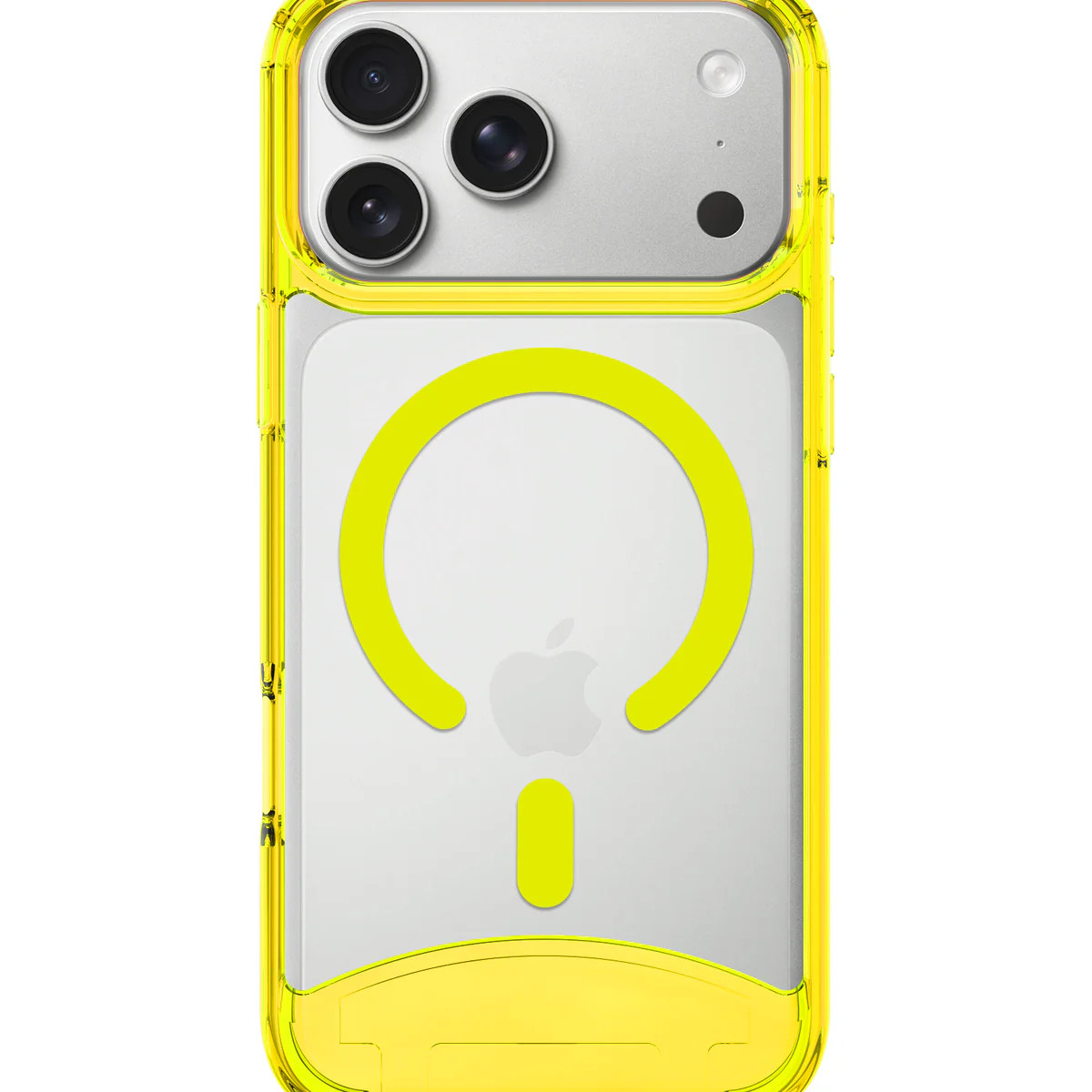 Clear Neon Yellow iPhone Case - MagSafe | The Caep