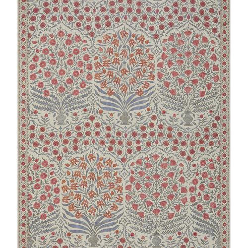 Lee Jofa Sameera Red/Blue Fabric | DecoratorsBest | DecoratorsBest