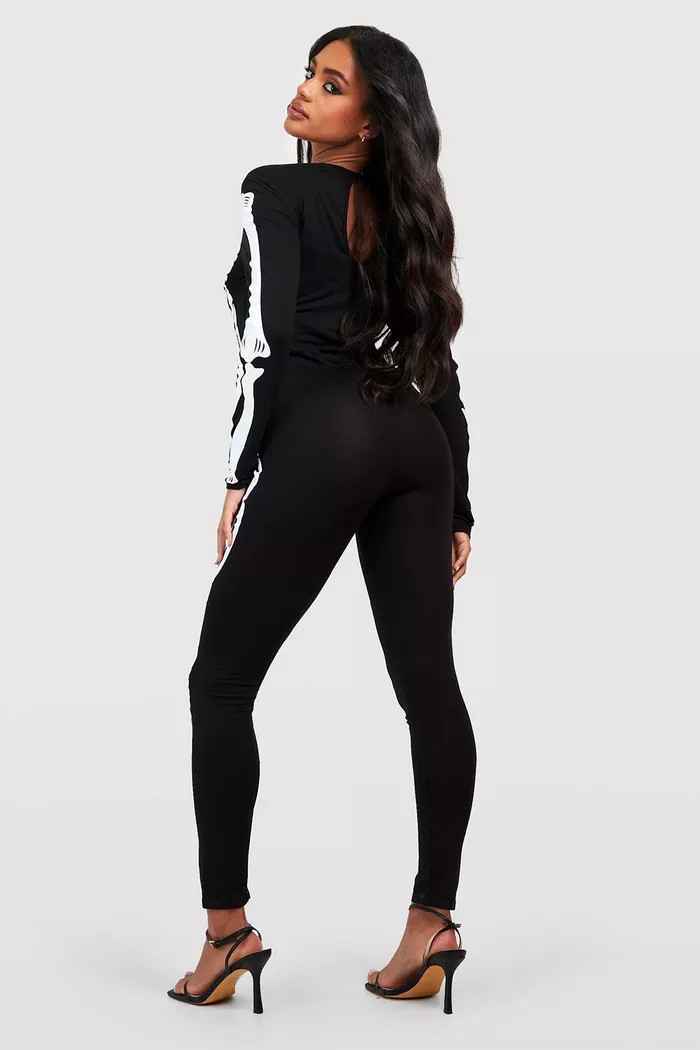 Halloween Skeleton Jumpsuit | boohoo (US & Canada)