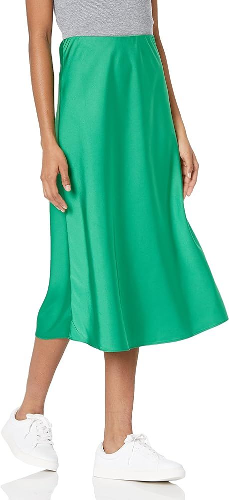 The Drop Women's Maya Silky Slip Skirt | Amazon (US)