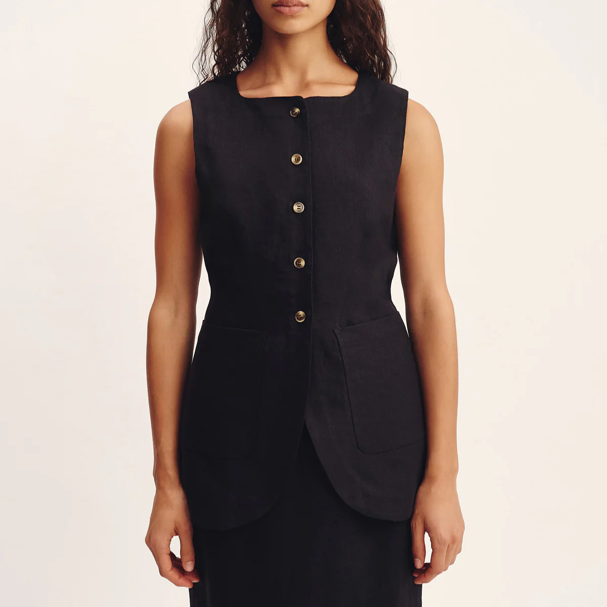 EMMA VEST - BLACK | POSSE (Australia & New Zealand)