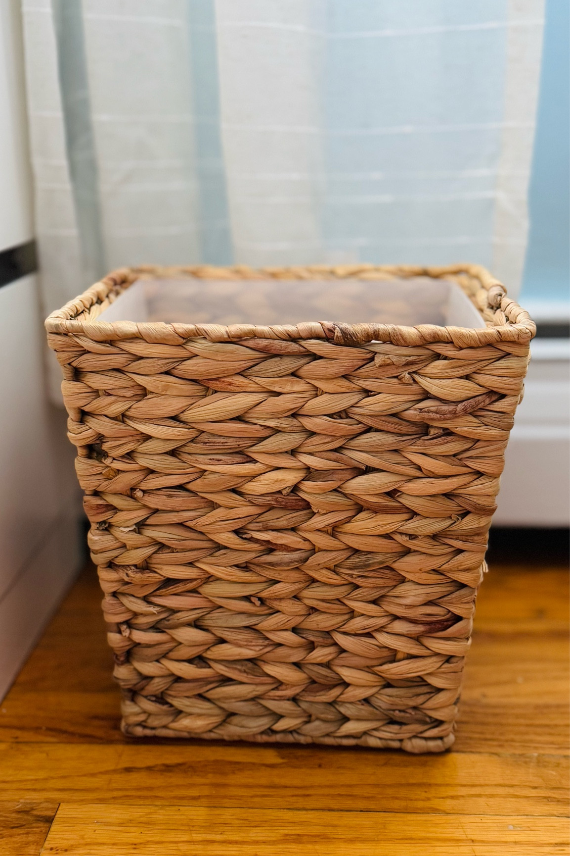 #ad A wicker wastebasket that doesn’t even look like one? Yes, please! This is my latest gem from @Lowes. #LowesPartner It was exactly what I needed—such a simple upgrade that instantly elevates your space. Trust me, you’ll love it! #Lowes


#LTKStyleTip #LTKHome #LTKFindsUnder50