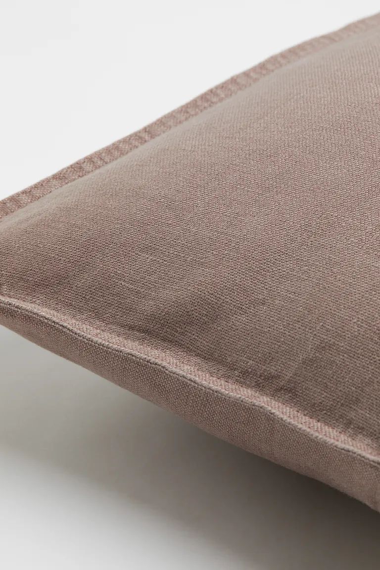 Washed Linen Cushion Cover | H&M (US + CA)