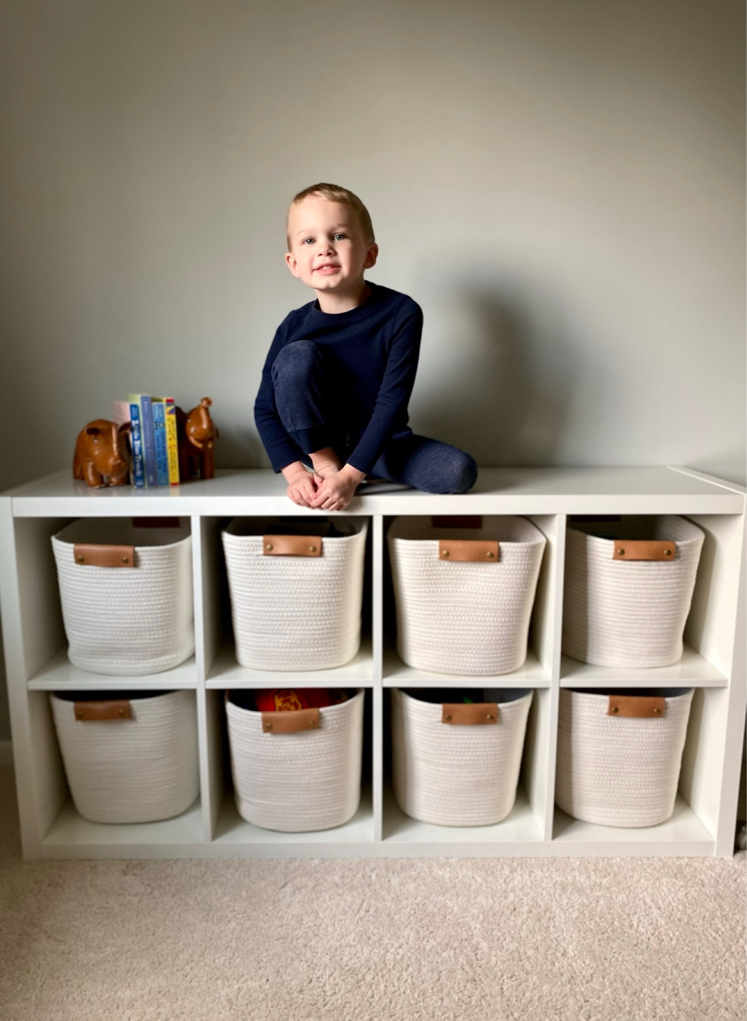 Target 13” baskets fit perfectly in the Ikea Kallax shelf unit

#toystorage #playroom #kids #organization #home

#LTKunder50 #LTKhome #LTKkids