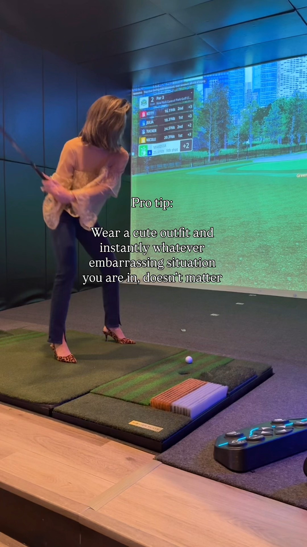 I wore a tan bandeau top underneath but you could do a tank or strapless top too! My jeans are old from tjmaxx but I added a similar front split hem style as well! 