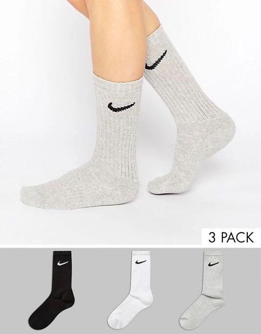 Nike – Crew – Baumwollsocken im 3er-Pack | ASOS DE