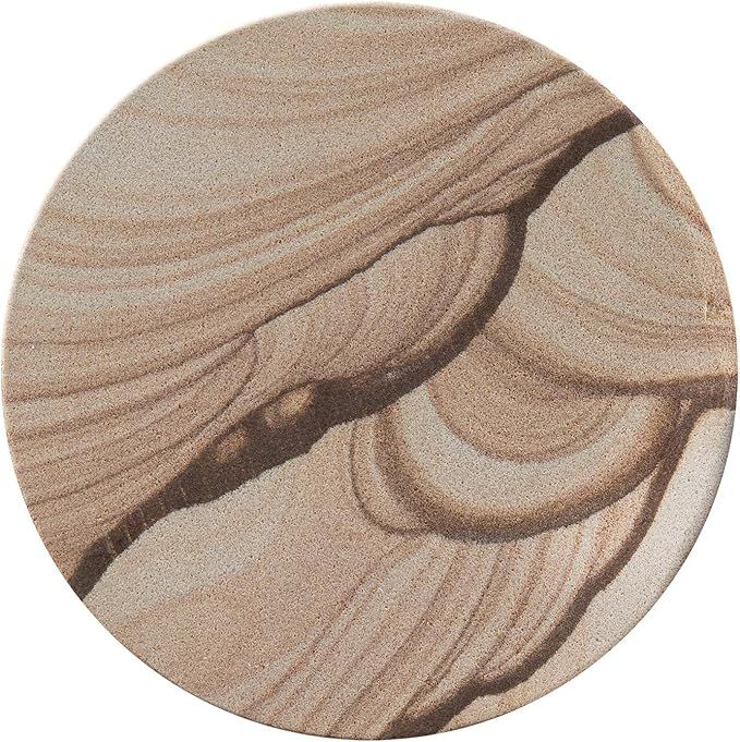 Thirstystone Brand - Desert Sand Coaster, Multicolor All Natural Sandstone - Durable Stone with V... | Amazon (US)