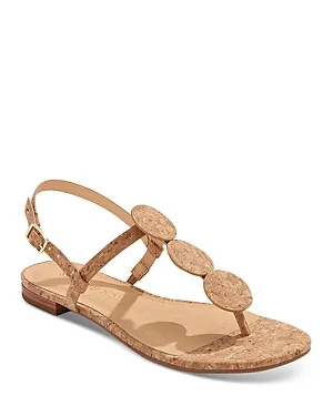 Jack Rogers Worth Flat Sandal for Women - Leather Upper, Adjustable Ankle Strap with Buckle Closu... | Walmart (US)