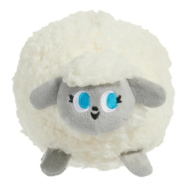 BARK Plush Dog Toys, Ewenice Lamb, with Crazy Crinkle and Hidden Squeaker Ball for All Dog Sizes | Walmart (US)