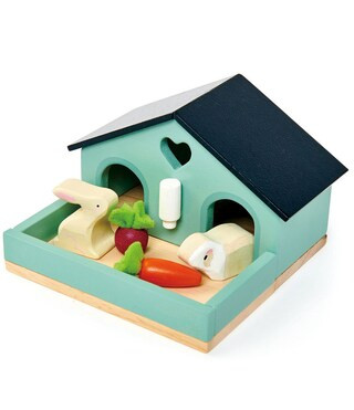 Pet Rabbit Wooden Toy Set | Dillard's