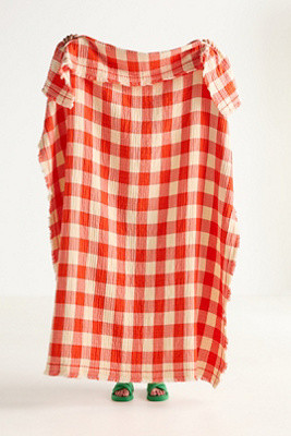 Ana Cotton Gauze Woven Throw Blanket | Anthropologie (US)