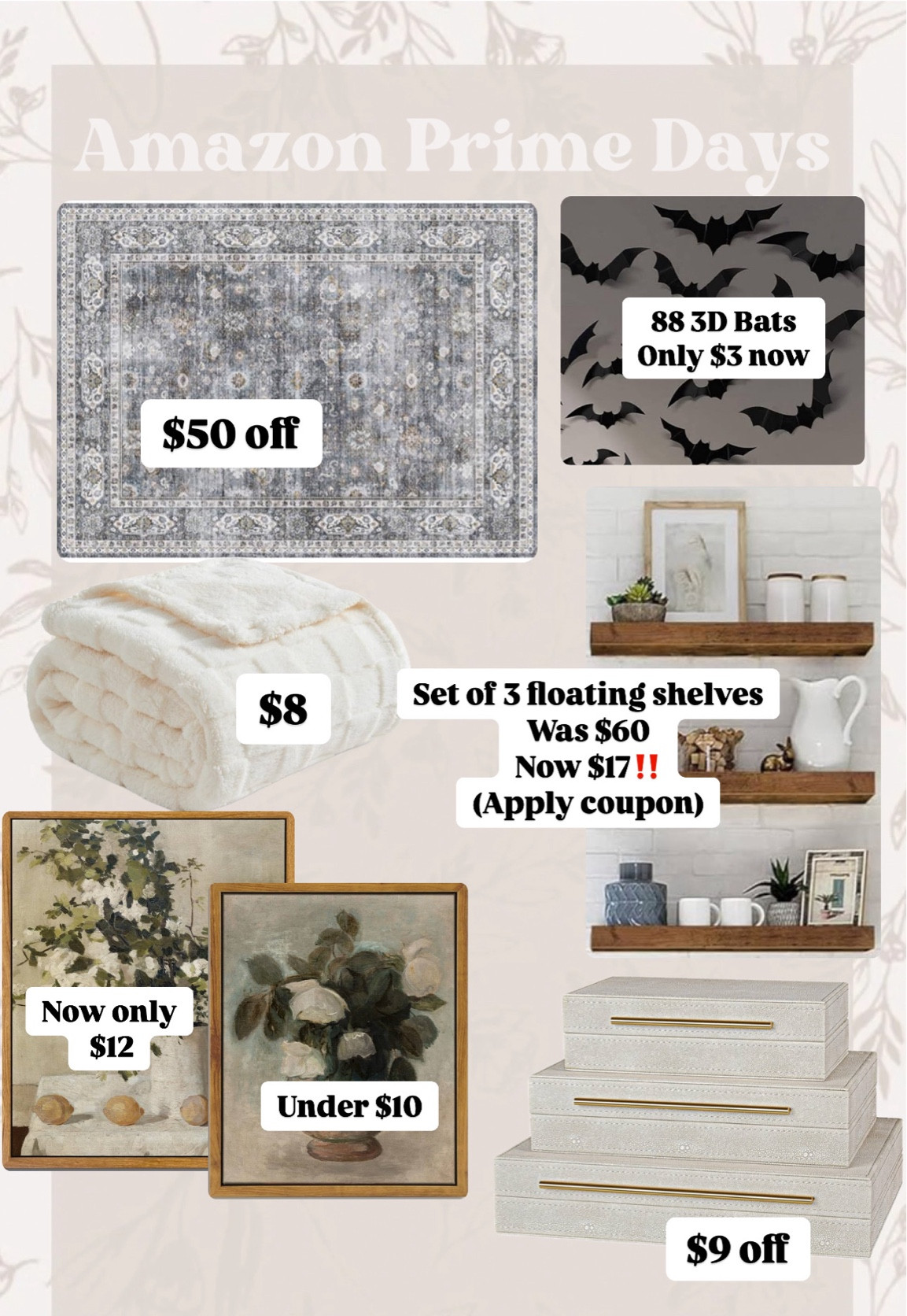 Amazon Prime Day Deals: Home Decor 🏠 

#LTKxPrimeDay #LTKHome #LTKSaleAlert