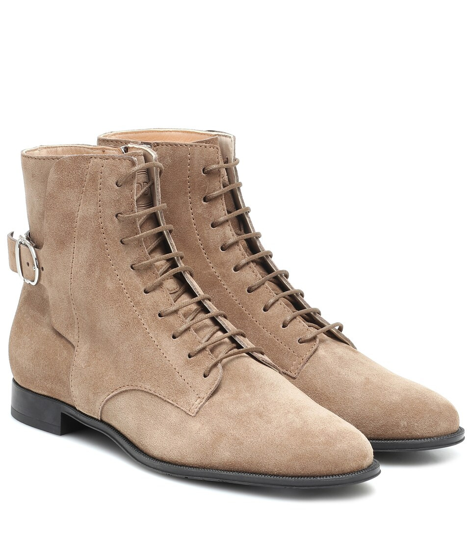 Ankle Boots aus Veloursleder | Mytheresa (DACH)