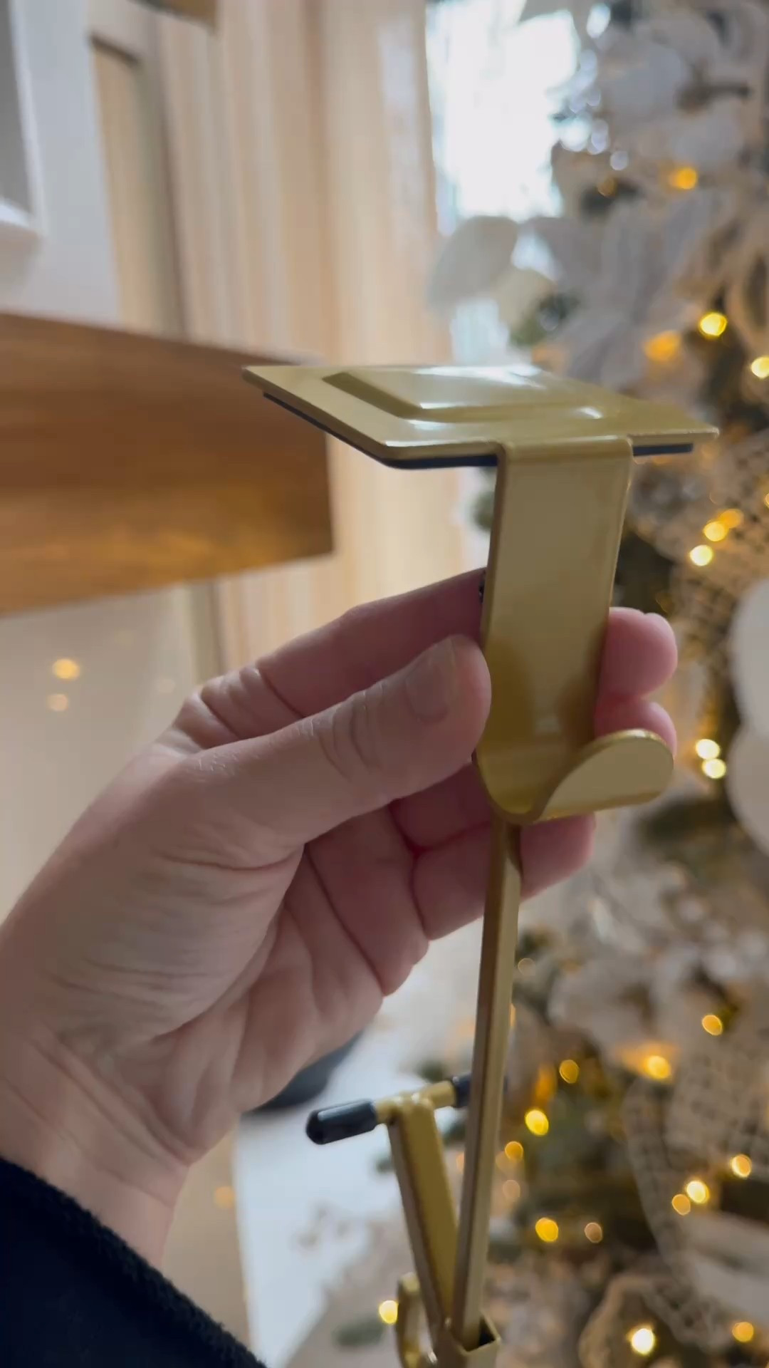 Damage free garland hanging. Gold Mantel garland hanger and garland twist ties for staircases.

#LTKHome #LTKHoliday #LTKSeasonal