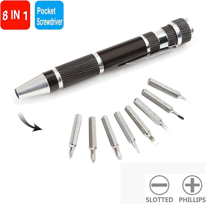 Pocket Screwdriver handy tool, Topsma 8 in 1 Premium Pen Style Screwdriver with Magnet, Multipurp... | Amazon (US)
