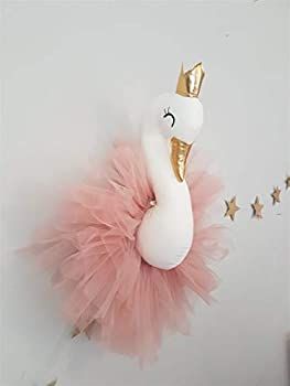 Swan Head for Princess Nursery Kids Room Decor Wall Decor Taxidermy Swan Head Nursery Decor Swan ... | Amazon (US)