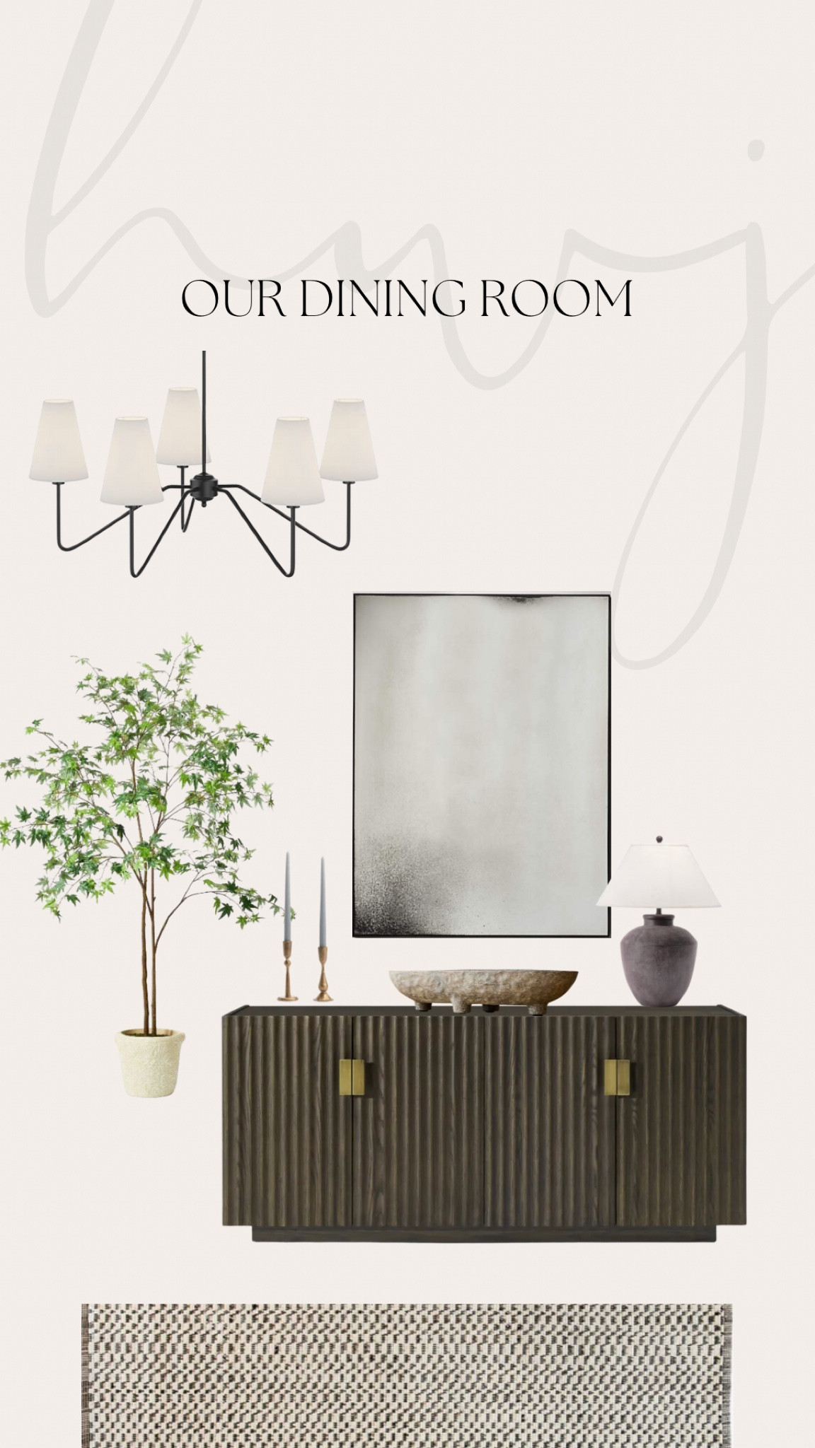 Dining room mood board

Sideboard, mirror, tree, chandelier, decor

#LTKhome