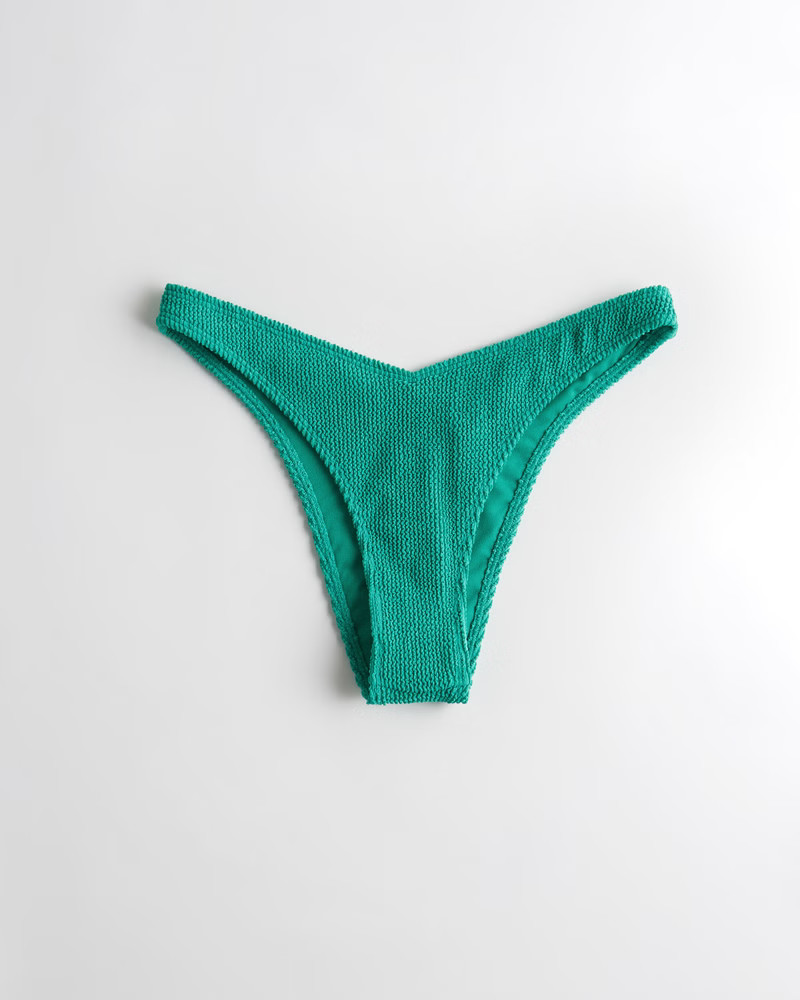 Girls Scrunch High Leg Cheekiest Bikini Bottom | Girls Swimwear | HollisterCo.com | Hollister (US)