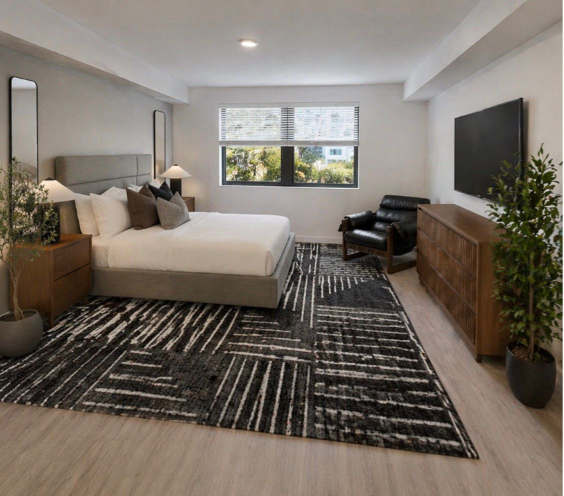 this bedroom is giving calm but still elevated 🤍 warm woods, soft layers, and just enough contrast to make it feel styled without overdoing it. cozy, clean, and timeless all at once ✨ 

 #LTKHome #LTKSaleAlert #LTKMens