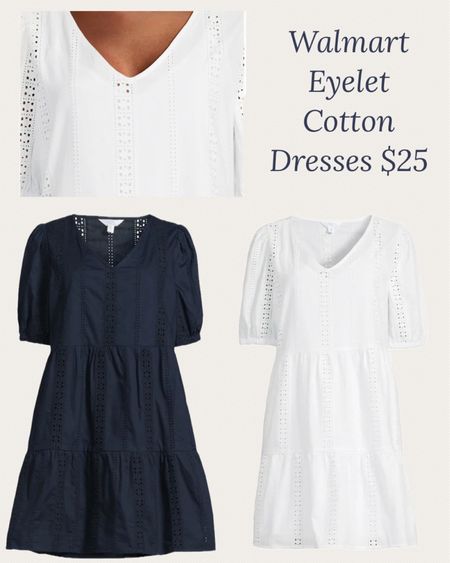 ⭐️ New at Walmart Eyelet Dresses $25 
Walmart dress 
Mother’s Day dress 


#LTKstyletip #LTKsalealert #LTKfindsunder50