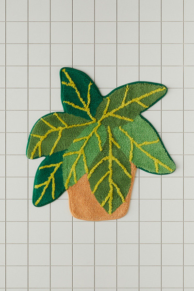 Potted Plant Bath Mat | Urban Outfitters (US and RoW)