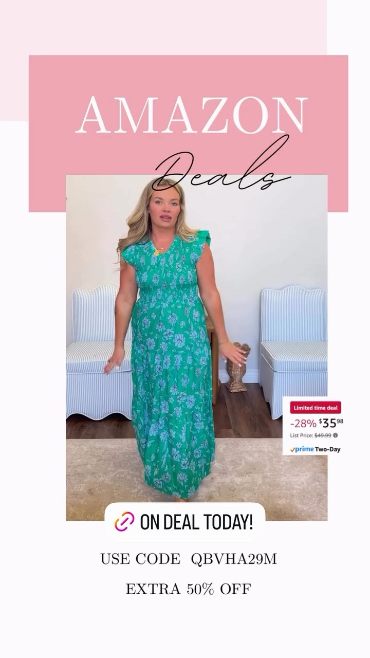 How cute is this green dress??!! 👗 and it’s on deal!

#LTKSeasonal #LTKSaleAlert #LTKMidsize